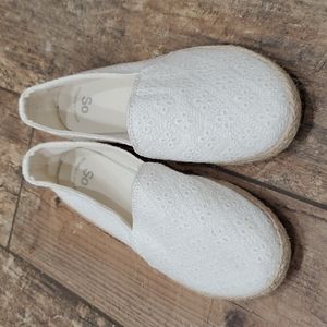 Girls Memory Foam Slip Ons